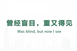 曾經盲目，重又得見