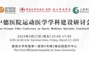 中德醫院運動醫學學科建設研討會